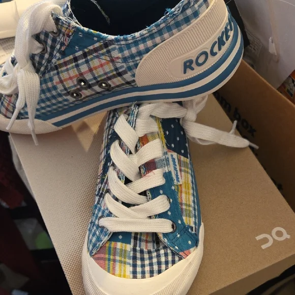 Colorful Adult Rocket Dog Sneakers - Picture 4 of 8